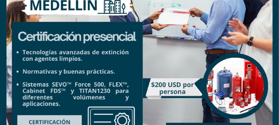 Certificacion Presencial - SAC TEcnología - Normatividad y buenas practicas, tecnologías avanzadas de extinción con agentes limpios