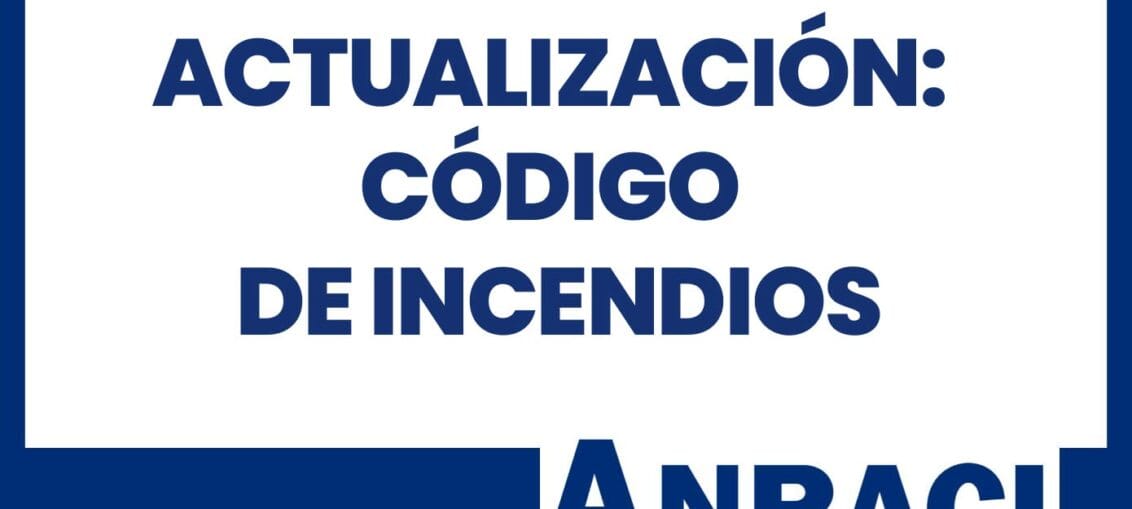 Actualización del Código de Incendios