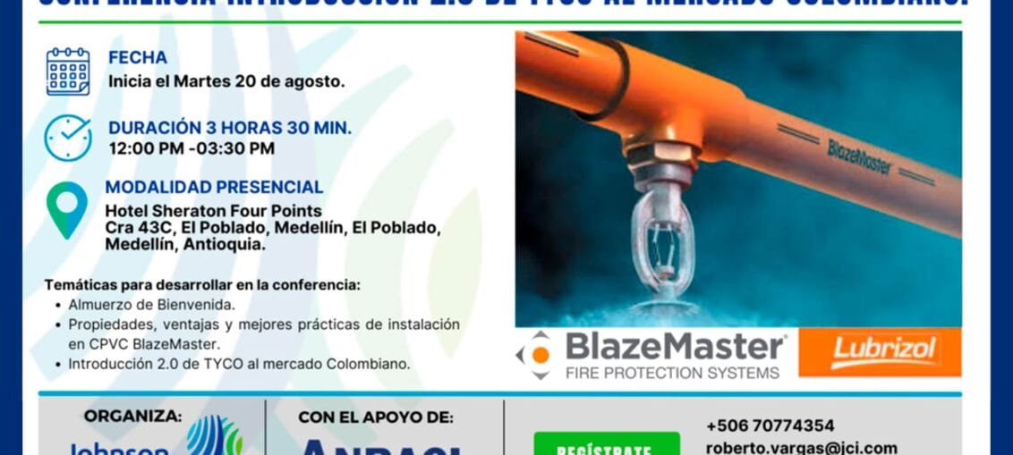 Introducción 2.0 de TYCO al mercado Colombiano.