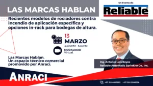 Las marcas hablan: Recientes modelos de rociadores contra incendio de aplicación específica y opciones in-rack para bodegas de altura.