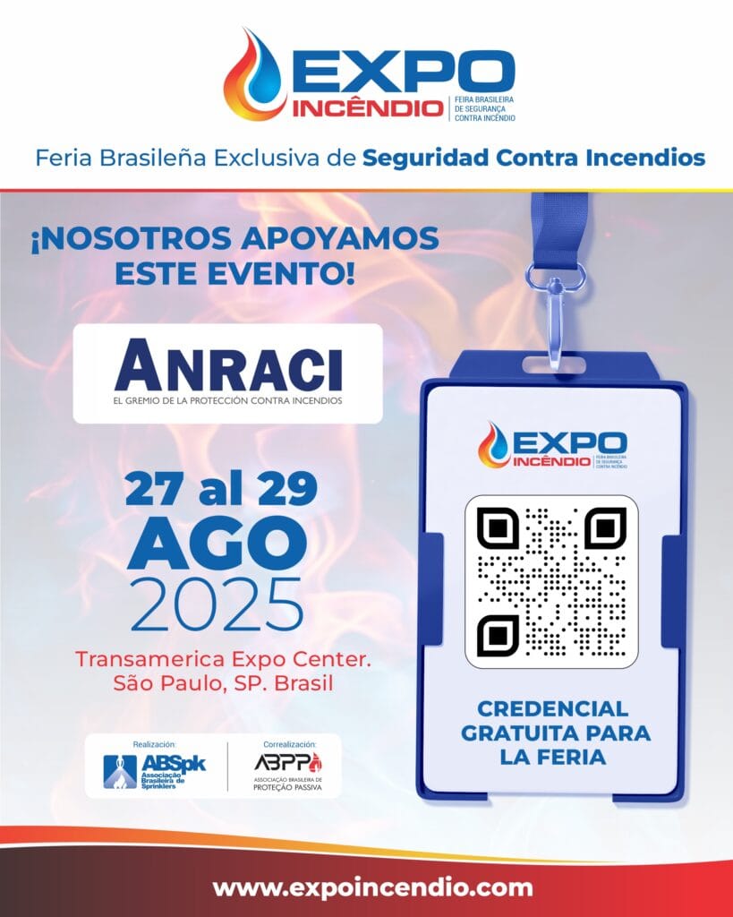 xpo Incêndio 2025, la feria de negocios que reunirá a toda la cadena productiva en un evento exclusivo de seguridad contra incendios.