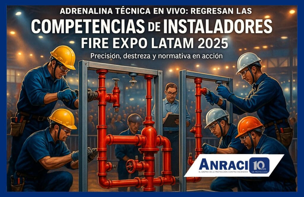 Adrenalina técnica en vivo: regresan las Competencias de Habilidades de Instaladores en Fire Expo Latam 2025.
