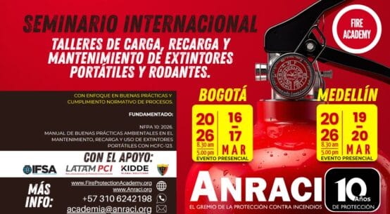 Seminario Internacional Talleres de Carga, Recarga y Mantenimiento de Extintores Portátiles y Rodantes.