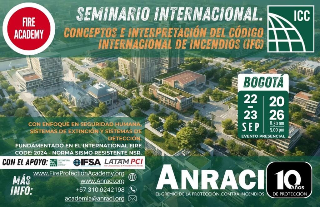Seminario Código de Seminario Internacional: Conceptos e Interpretación del International Fire Code (IFC) del ICC