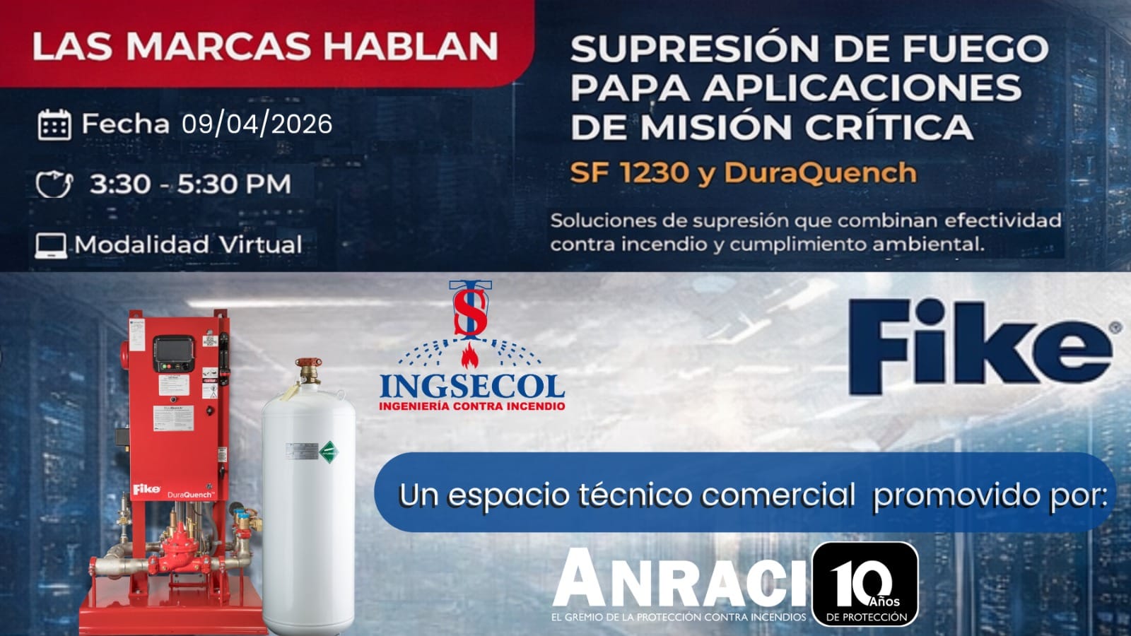 Supresión de fuego para aplicaciones de misión crítica – SF 1230 y DuraQuench