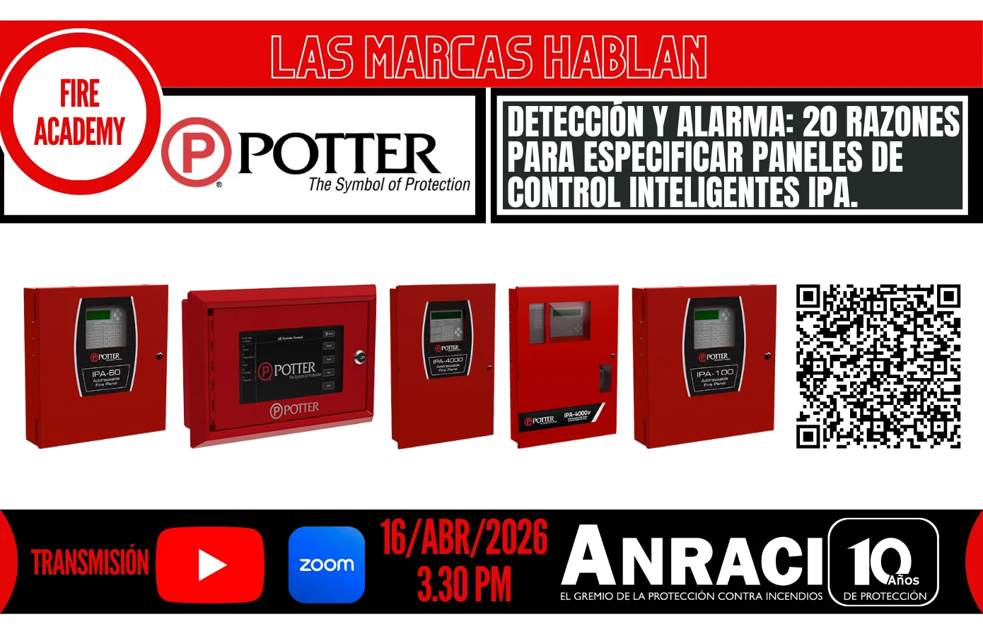 Detección y Alarma: 20 razones para especificar paneles de control inteligentes IPA – Potter