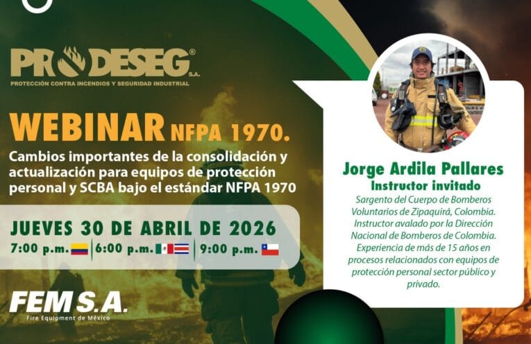 Cambios importantes de la consolidación y actualización para equipos de protección personal y SCBA bajo el estándar NFPA 1970