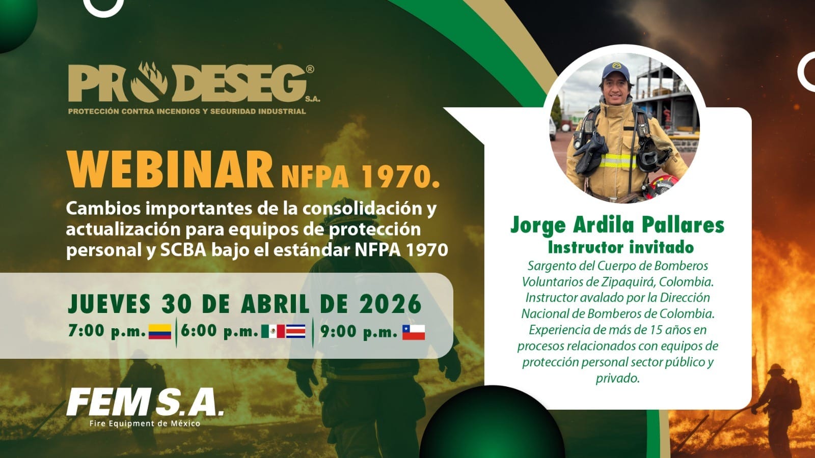 Cambios importantes de la consolidación y actualización para equipos de protección personal y SCBA bajo el estándar NFPA 1970