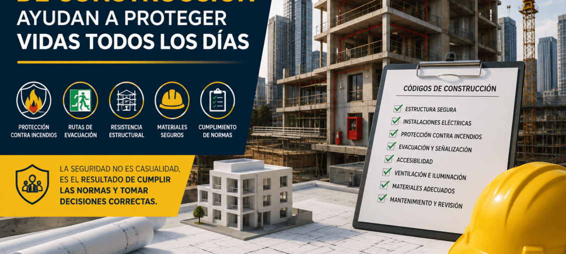 Los códigos de construcción ayudan a proteger vidas todos los días