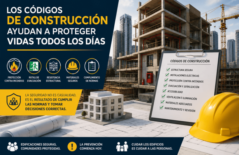 Los códigos de construcción ayudan a proteger vidas todos los días