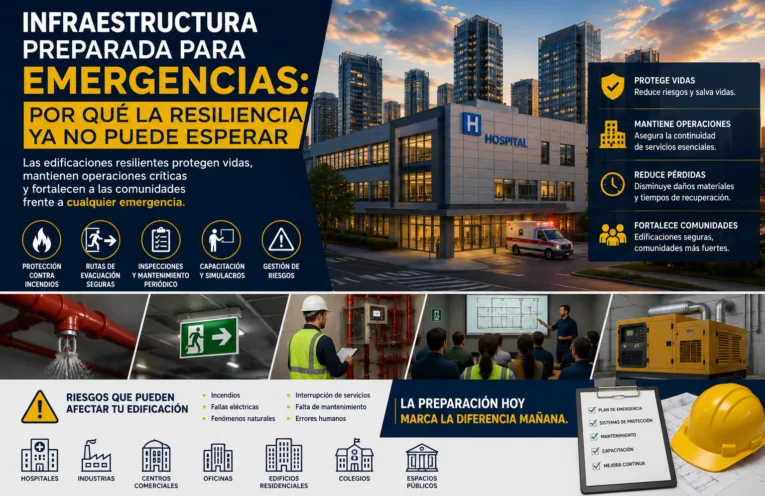 Infraestructura preparada para emergencias: por qué la resiliencia ya no puede esperar