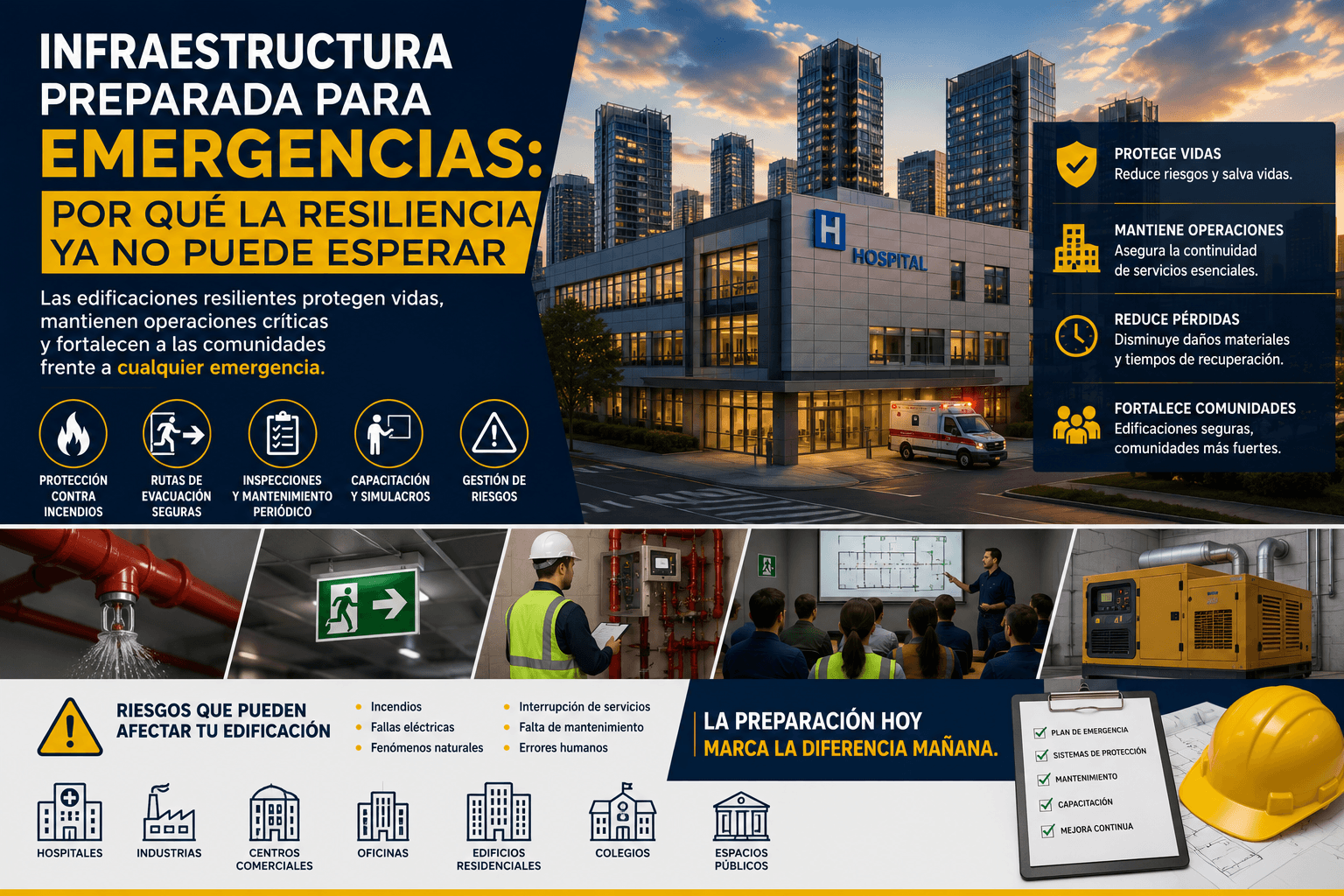 Infraestructura preparada para emergencias: por qué la resiliencia ya no puede esperar