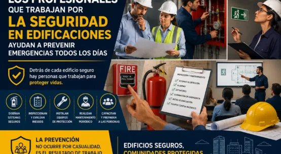 Los profesionales que trabajan por la seguridad en edificaciones ayudan a prevenir emergencias todos los días