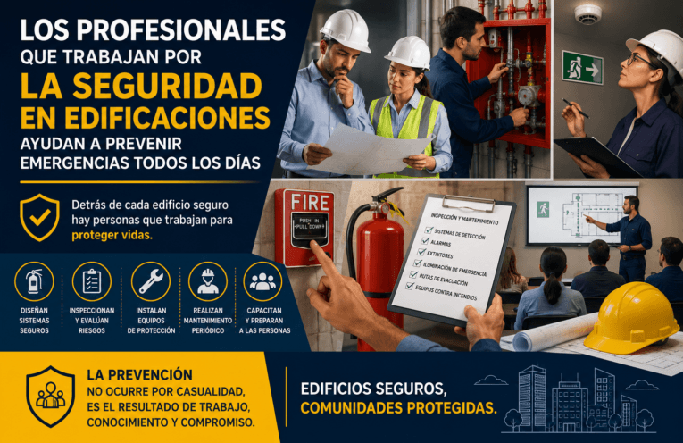 Los profesionales que trabajan por la seguridad en edificaciones ayudan a prevenir emergencias todos los días