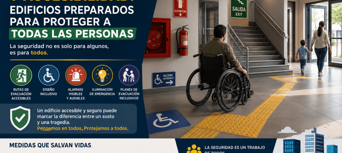 Seguridad humana y accesibilidad: edificios preparados para proteger a todas las personas