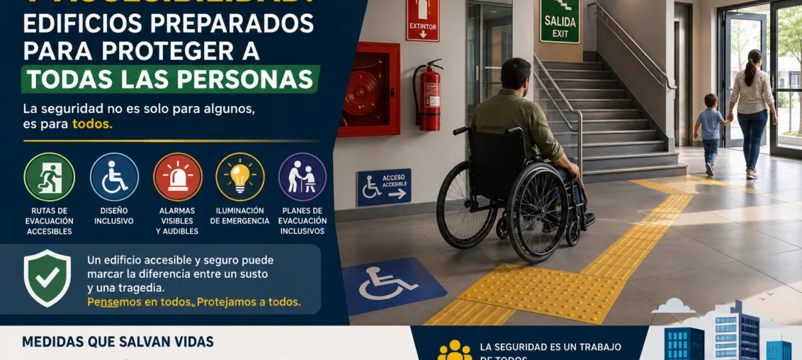 Seguridad humana y accesibilidad: edificios preparados para proteger a todas las personas