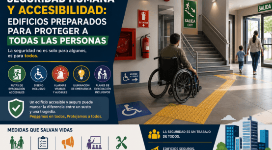 Seguridad humana y accesibilidad: edificios preparados para proteger a todas las personas