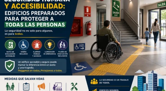 Seguridad humana y accesibilidad: edificios preparados para proteger a todas las personas