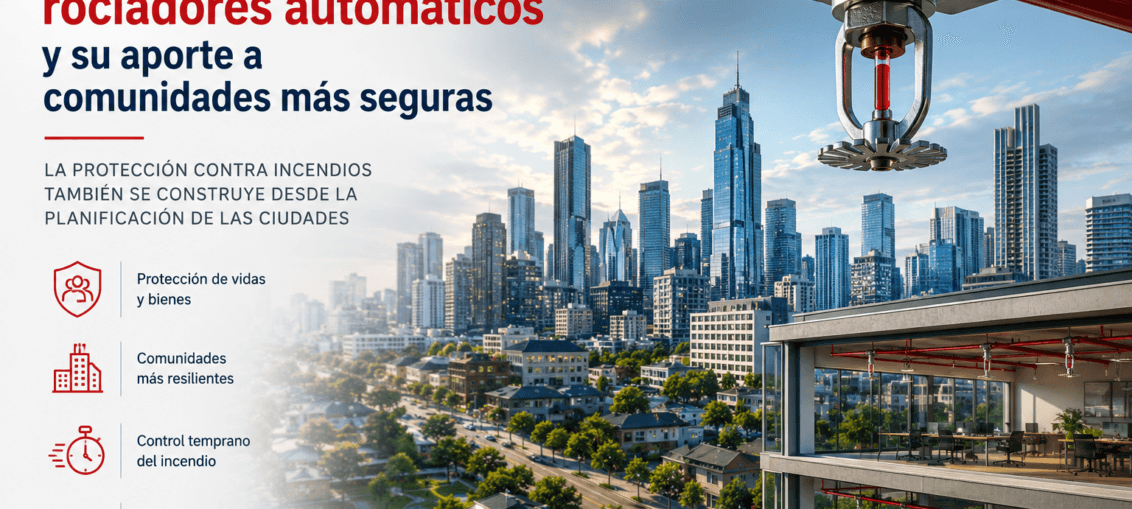 Los sistemas de rociadores automáticos y su aporte a comunidades más seguras