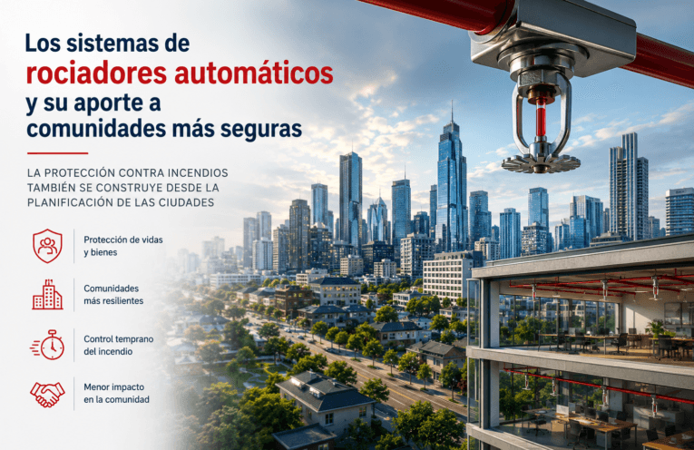 Los sistemas de rociadores automáticos y su aporte a comunidades más seguras