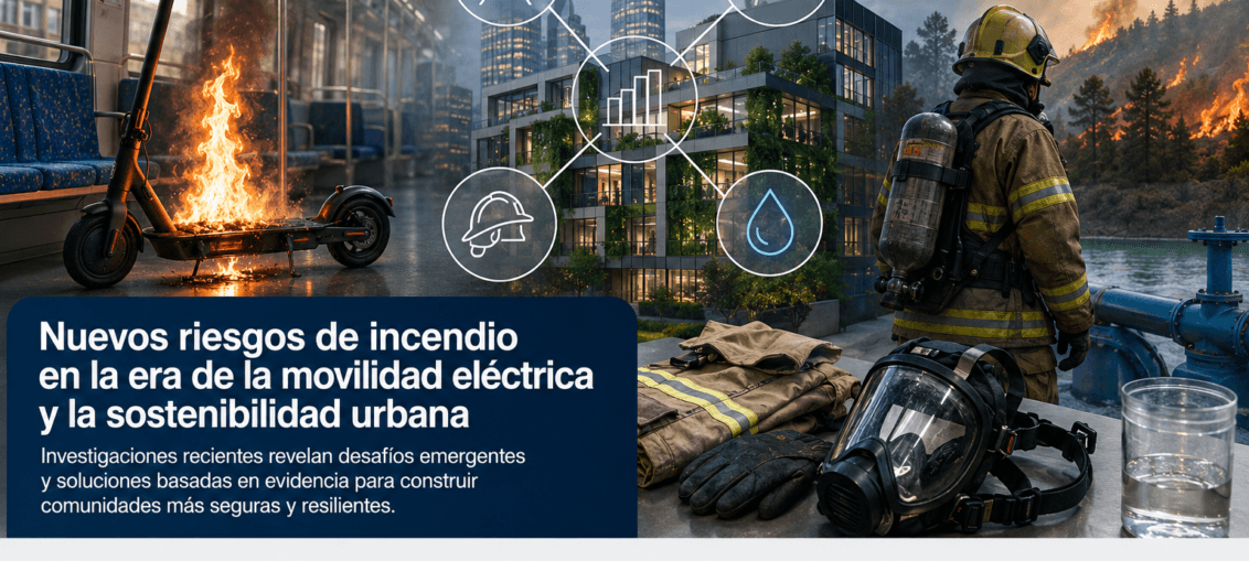 Nuevos riesgos de incendio en la era de la movilidad eléctrica y la sostenibilidad urbana