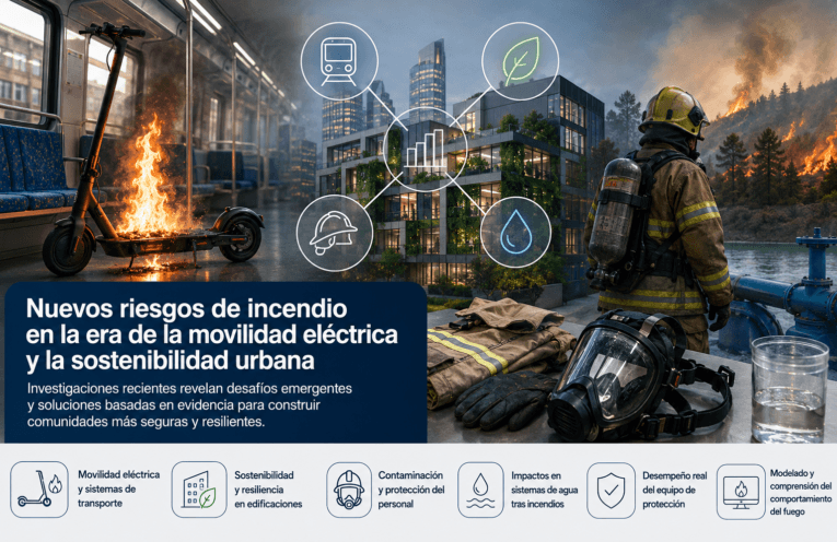 Nuevos riesgos de incendio en la era de la movilidad eléctrica y la sostenibilidad urbana