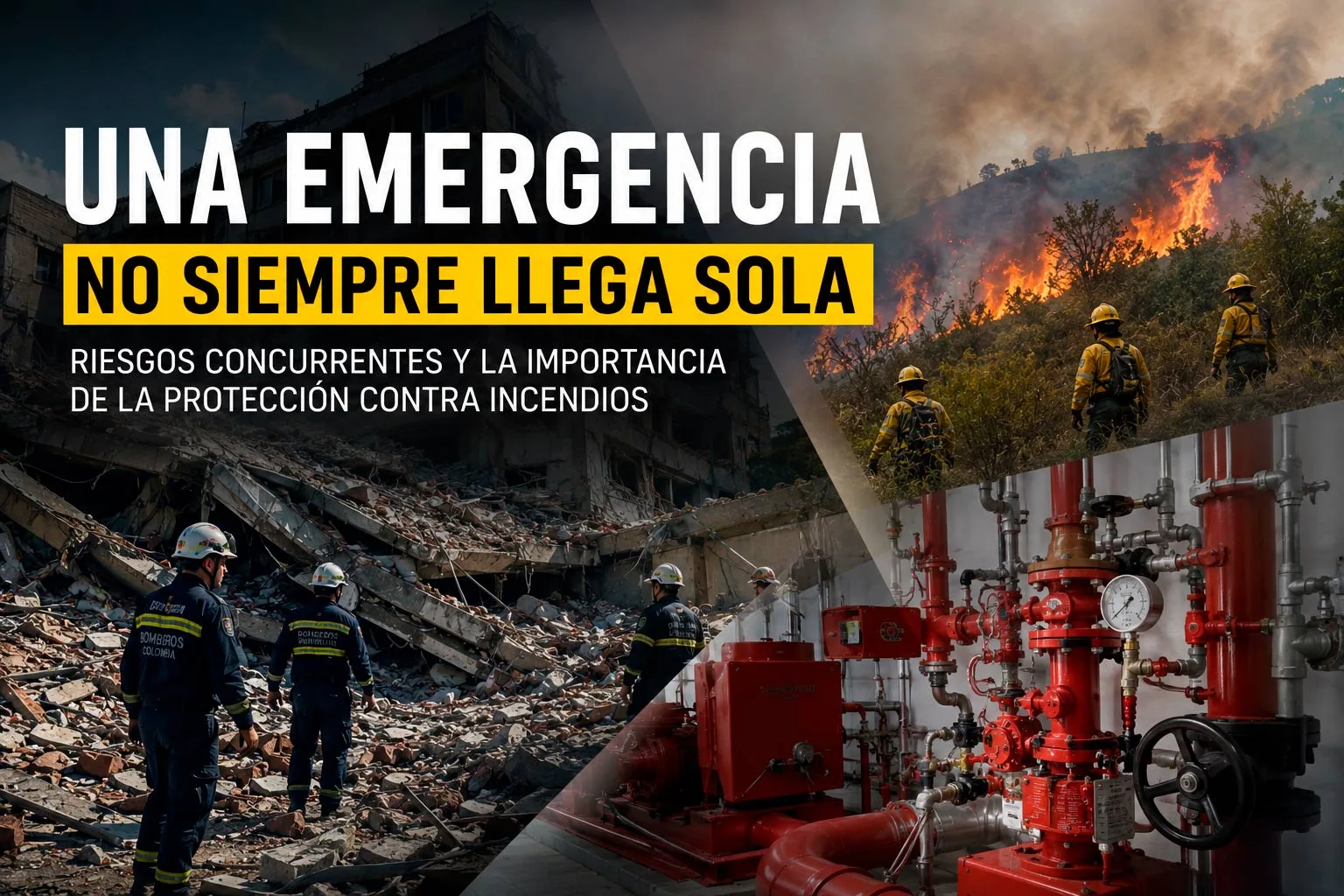Cuando los riesgos se encuentran: protección contra incendios ante un escenario de emergencias cada vez más complejo