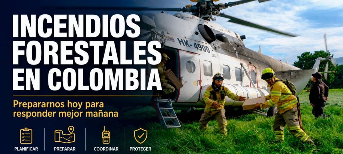 Incendios forestales en Colombia preparación, tecnología y respuesta
