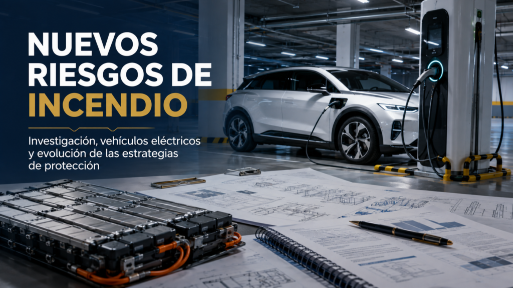 Nuevos riesgos de incendio investigación, vehículos eléctricos y evolución de las estrategias de protección