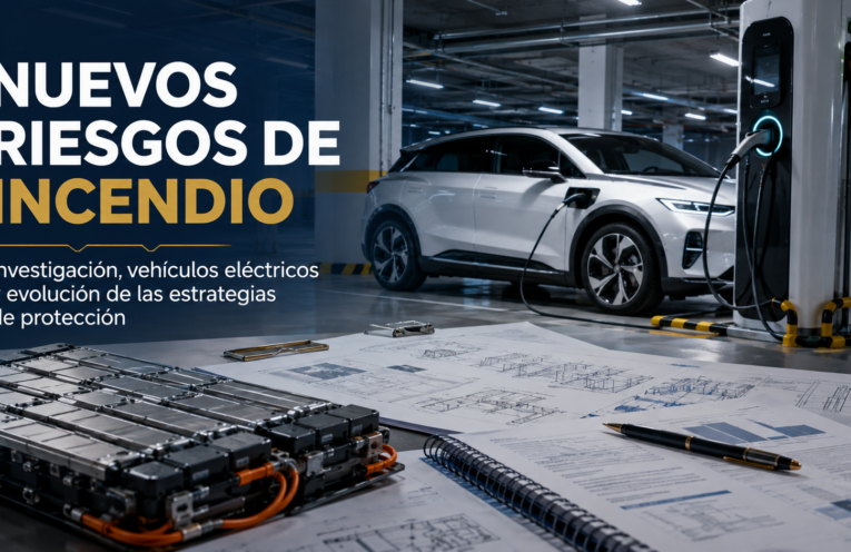 Nuevos riesgos de incendio investigación, vehículos eléctricos y evolución de las estrategias de protección