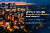 ¿Dónde ocurren los incendios estructurales en Colombia?